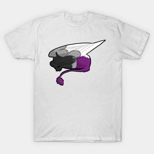 Asexual Pride Gryphon T-Shirt by Khalico